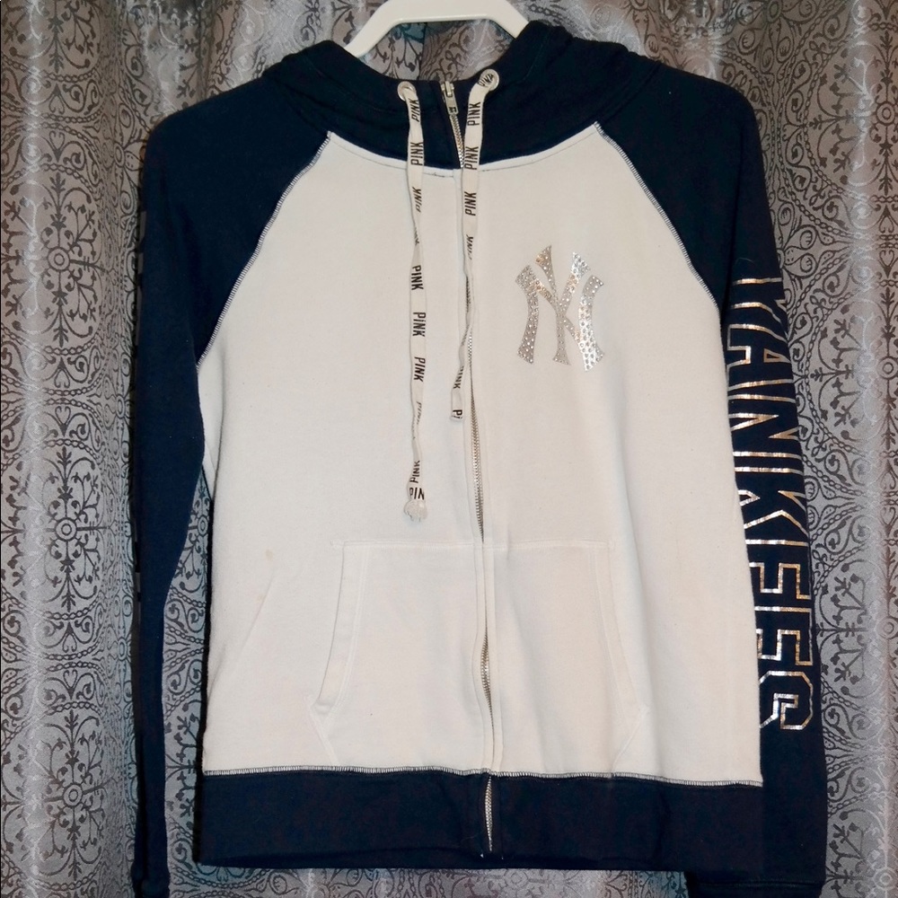 Medium Pink Yankees hoodie
